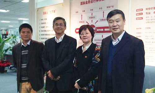 IBM全球主机技术研究院院长傅毓勤拜访永乐高ylg888888总部