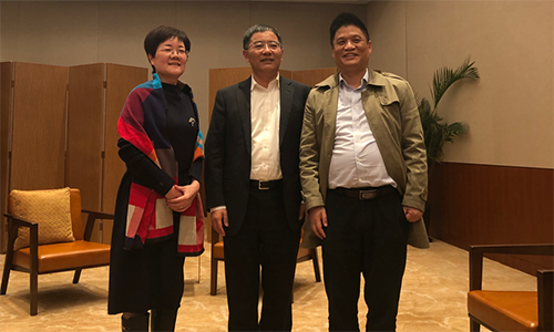 镇江市市长张叶飞接见永乐高ylg888888董事长杨冰之一行